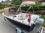 Sloep Valory 475 met Honda 10 pk 4 takt nieuw staat, Ophalen, Tot 10 pk, Nieuw, 3 tot 6 meter