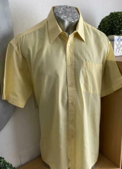 Monsieur overhemd maat 43, Kleding | Heren, Overhemden, Zo goed als nieuw, Halswijdte 43/44 (XL), Geel, Ophalen of Verzenden