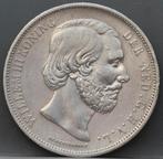Mooie rijksdaalder 1867 - 2 1/2 gulden 1867 Willem 3, Koning Willem III, Verzenden, Zilver, Losse munt
