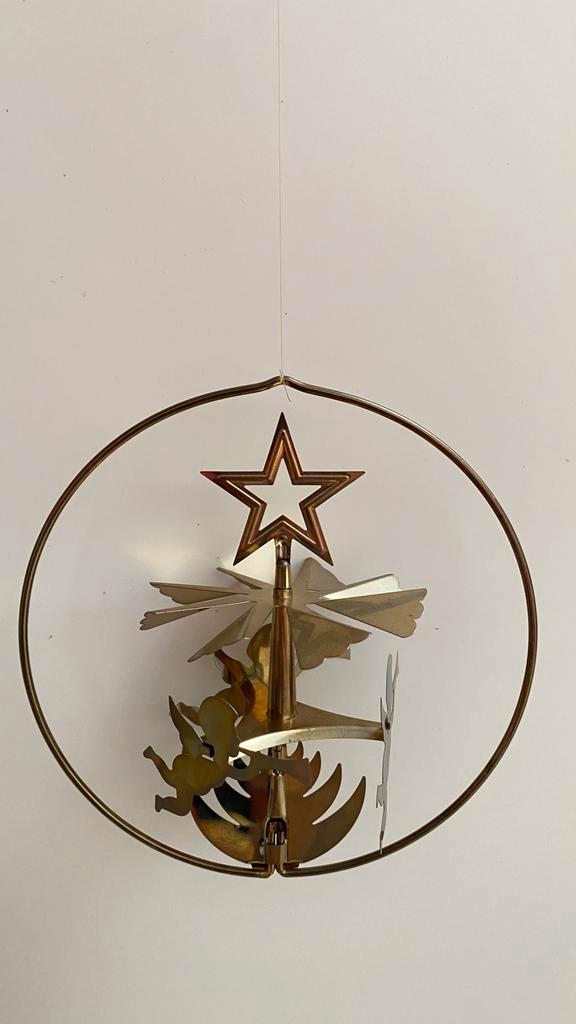 Zweedse Engelen Mobiel - Vintage jaren 1970s, Diversen, Kerst, Gebruikt, Ophalen of Verzenden