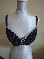 Freya Zwart Beige Polkadots Voorgevormde BH - Maat: 65J, Freya, Ophalen of Verzenden, Zwart, BH