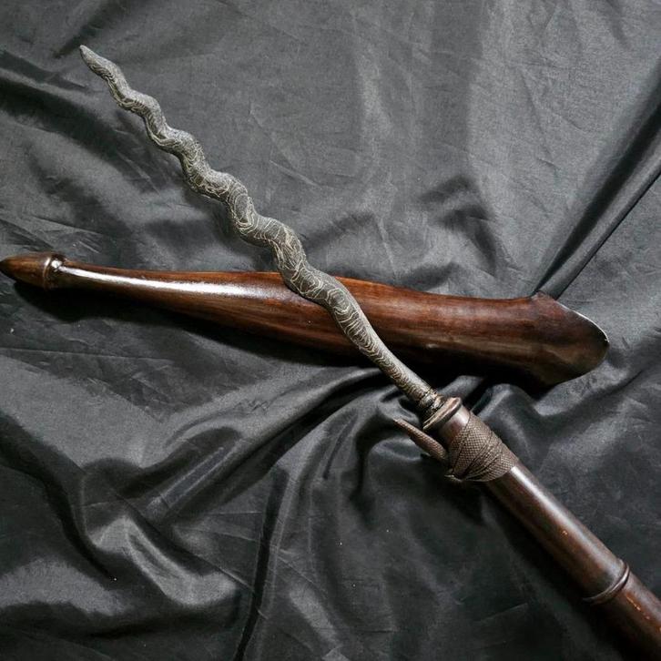 Tombak Speer Korowelang 13 Luk Pamor Ombak Segoro TNI76, Antiek en Kunst, Kunst | Niet-Westerse kunst, Verzenden