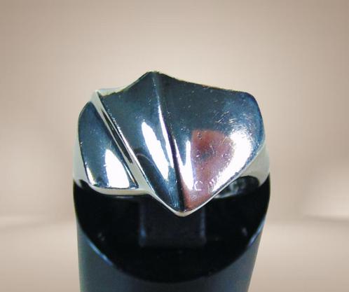 Schitterende MODERNISTISCHE 925 zilveren ring Maat 17,5!, Sieraden, Tassen en Uiterlijk, Ringen, Zo goed als nieuw, Dame of Heer