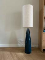 Blauwe keramieken lamp, Ophalen, Gebruikt, 100 tot 150 cm