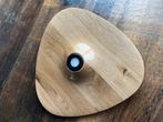 Hanglamp Handgedraaide Eiken hanglamp LED 3w Dimbaar - 32cm, Ophalen of Verzenden, Nieuw, Hout, Minder dan 50 cm