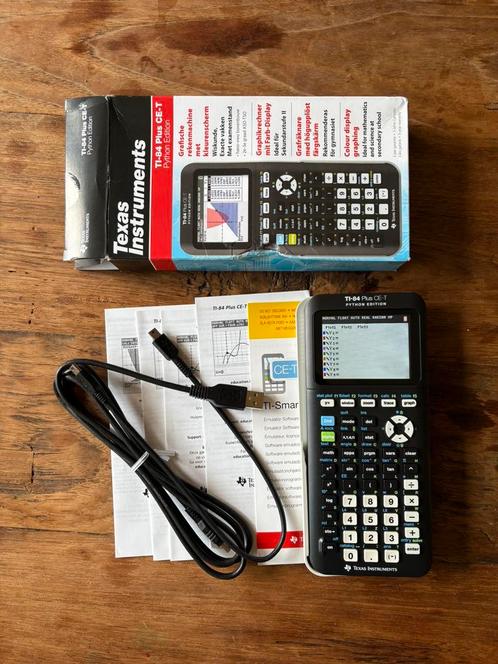 Texas Instruments TI-84 Plus CE-T Python Edition, Diversen, Rekenmachines, Zo goed als nieuw, Grafische rekenmachine, Ophalen of Verzenden