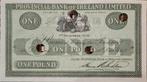 Ierland provincial bank 1 Pond 1926 unc remainderIerland pro, Ophalen of Verzenden, Overige landen