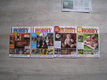 4x creatieve tijdschriften van Hobby beschikbaar voor biedingen