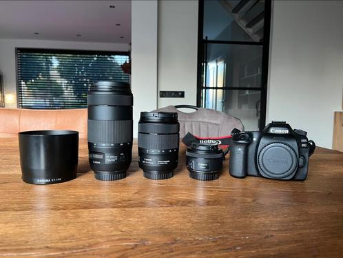 Canon EOS 80D, Audio, Tv en Foto, Fotografie | Professionele apparatuur, Zo goed als nieuw, Ophalen