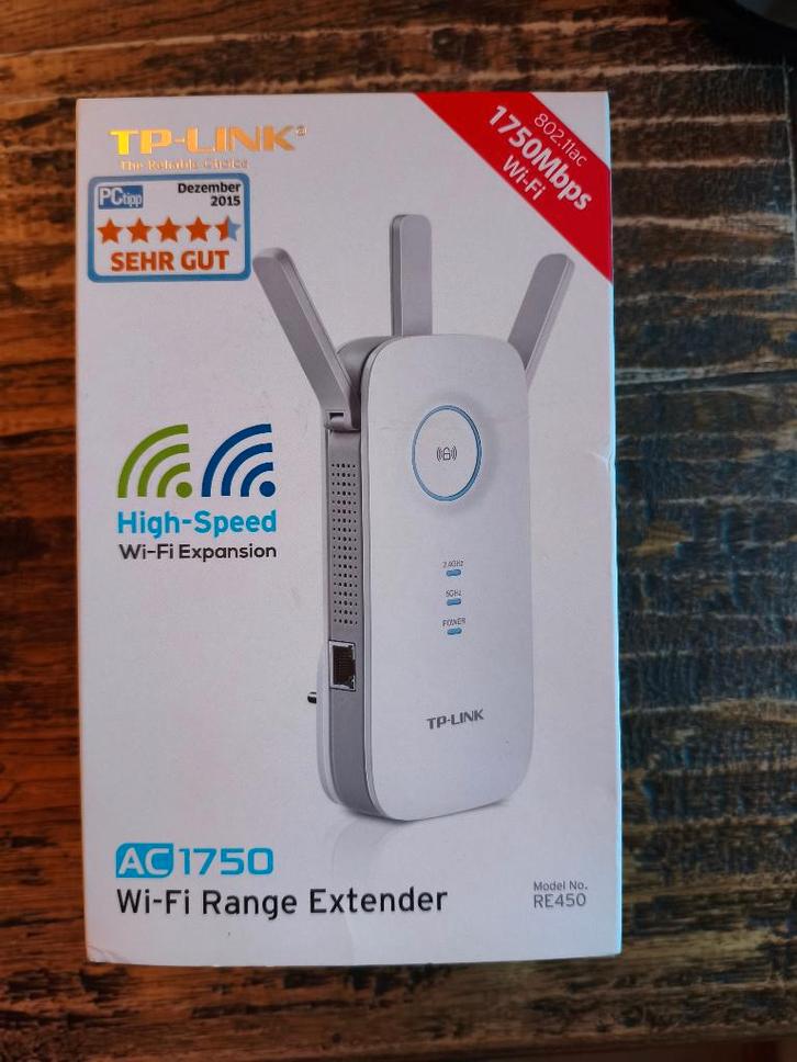 TP-Link AC1750 Wifi Extender RE450, Computers en Software, WiFi-versterkers, Nieuw, Ophalen