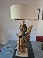 Schemerlamp natuurlijk hout, Ophalen, Zo goed als nieuw, Hout, Minder dan 50 cm