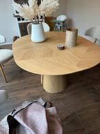 Mobitec Eettafel, Ophalen, Eikenhout, 100 tot 150 cm, Rond