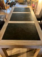 Eiken eettafel, Huis en Inrichting, Tafels | Eettafels, Ophalen, Strak, Gebruikt, Eikenhout