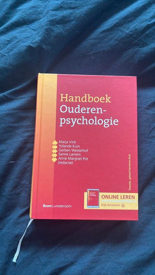 Handboek ouderenpsychologie, Boeken, Psychologie, Zo goed als nieuw, Ophalen of Verzenden