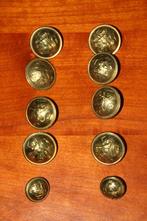 koperen knopen, Verzamelen, Ophalen of Verzenden, Landmacht, Nederland, Kleding of Schoenen