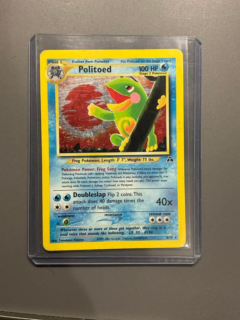 Politoed NDI 8/75 Pokemon TCG, Ophalen of Verzenden, Gebruikt