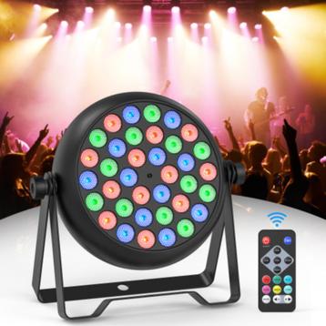 Alles in 1 set DJLicht 36W parren + statief + draagtas beschikbaar voor biedingen