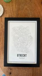 Wijck poster Utrecht met lijst A4, Ophalen, Zo goed als nieuw