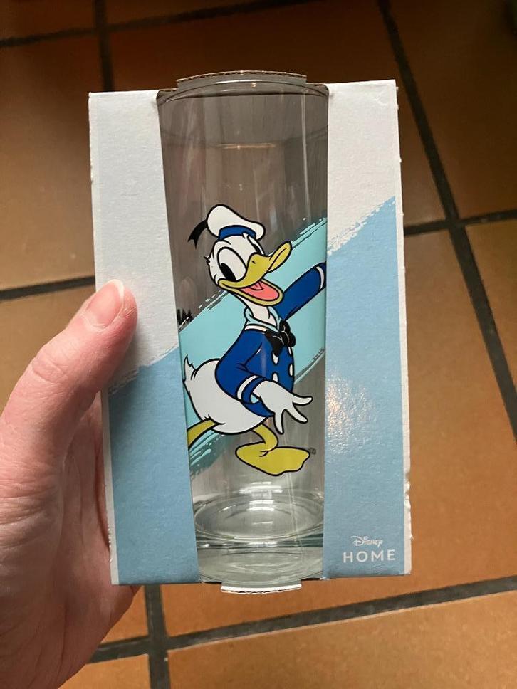 Disney Glas Donald Duck - Nieuw in verpakking, Verzamelen, Disney, Nieuw, Servies, Donald Duck, Ophalen of Verzenden