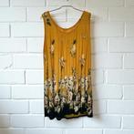 Made in Italy Top Universele Mt Geel Vlinder Bloemen Gehaakt, Verzenden, Mii, Geel, Maat 46/48 (XL) of groter