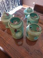 Riverdale set: potten en kandelaars in blauw, Ophalen, Overige materialen, Blauw, Zo goed als nieuw