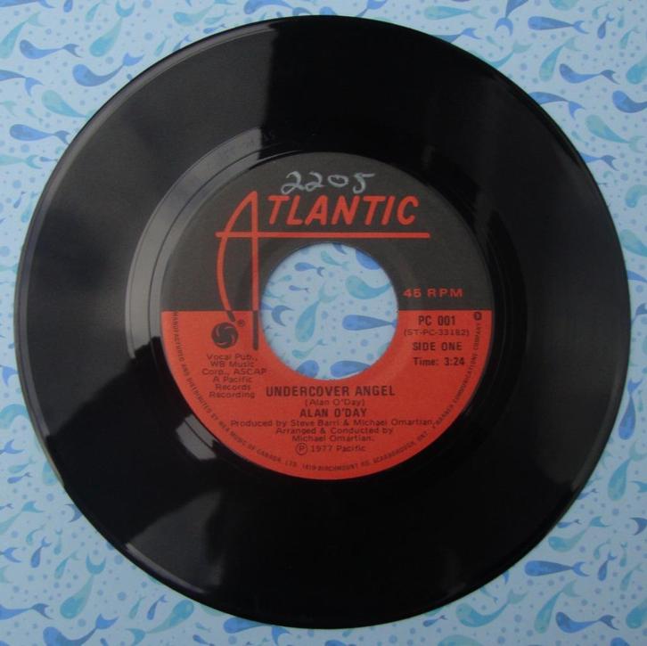 alan o'day - undercover angel, Cd's en Dvd's, Vinyl Singles, Gebruikt, Single, 7 inch, Ophalen of Verzenden