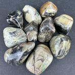 Silver Leaf Jaspis trommelsteen uit Zuid-Afrika, Verzamelen, Mineralen en Fossielen, Ophalen of Verzenden, Mineraal