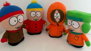 Pluche South Park poppen van Kenny, Kyle, Cartman en Stan