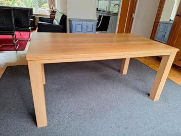 Houten Eettafel - 140x90 cm (uitbreidbaar met extra 55cm)  beschikbaar voor biedingen