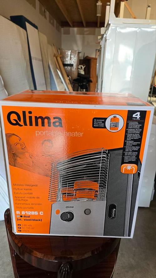 Qlima kachel te koop, Huis en Inrichting, Kachels, Zo goed als nieuw, Petroleumkachel, Overige brandstoffen, Ophalen