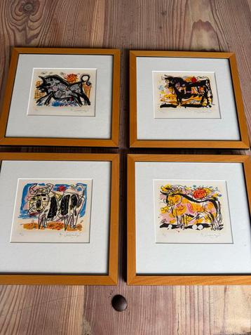 Kees Salentijn Zeefdruk - 14,5 x 17,3 cm beschikbaar voor biedingen