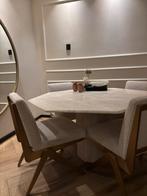 complete set, Huis en Inrichting, Tafels | Eettafels, Overige materialen, 100 tot 150 cm, Ophalen of Verzenden, Zo goed als nieuw