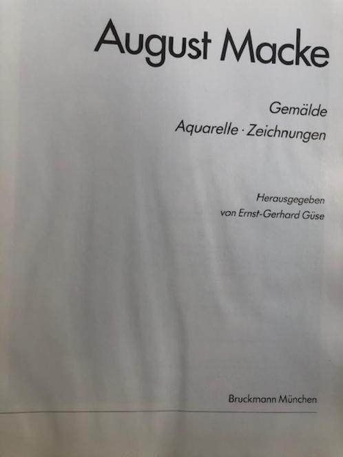 Kunstboek  Boek August Macke, Boeken, Kunst en Cultuur | Beeldend, Zo goed als nieuw, Schilder- en Tekenkunst, Ophalen of Verzenden