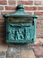 Gietijzeren Brievenbus met Sleutel, Tuin en Terras, Brievenbussen, Ophalen, Gebruikt, IJzer, Wandbrievenbus