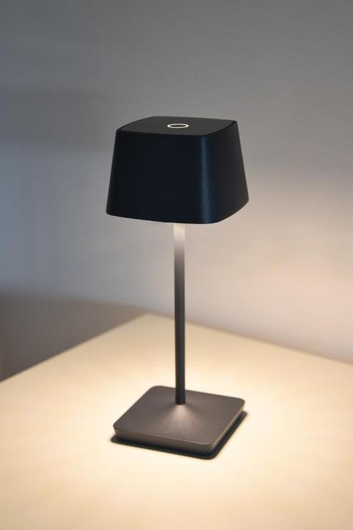 Tuinverlichting LED oplaadbaar en dimbaar snoerloos H 28 cm, Tuin en Terras, Buitenverlichting, Nieuw, Staande lamp, Overige materialen