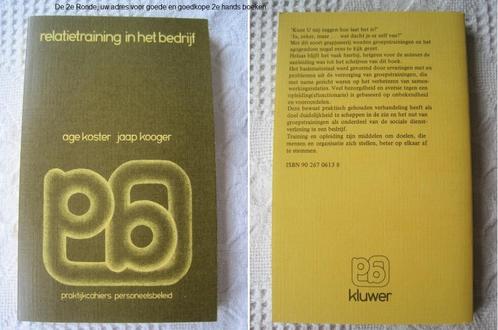038 - Relatietraining in het bedrijf Age Koster Jaap Kooger, Boeken, Advies, Hulp en Training, Zo goed als nieuw, Ophalen of Verzenden