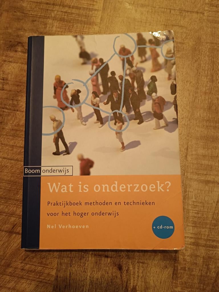 Studieboek: wat is onderzoek
Nel Verhoeven, Ophalen of Verzenden, Gelezen