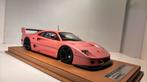 Ferrari F40 lemans 1996 press metallic pink tecnomodel 1.18, Overige merken, Ophalen of Verzenden, A, A