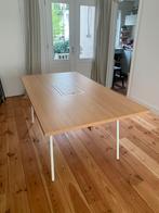 Bamboe tafel / eettafel / bureau, Huis en Inrichting, Tafels | Eettafels, 50 tot 100 cm, Rechthoekig, Zo goed als nieuw, Ophalen