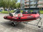 Zodiac 420 PRO Rubberboot met Trailer, Watersport en Boten, Rubberboten, Gebruikt, Ophalen of Verzenden, Zodiac, Hout