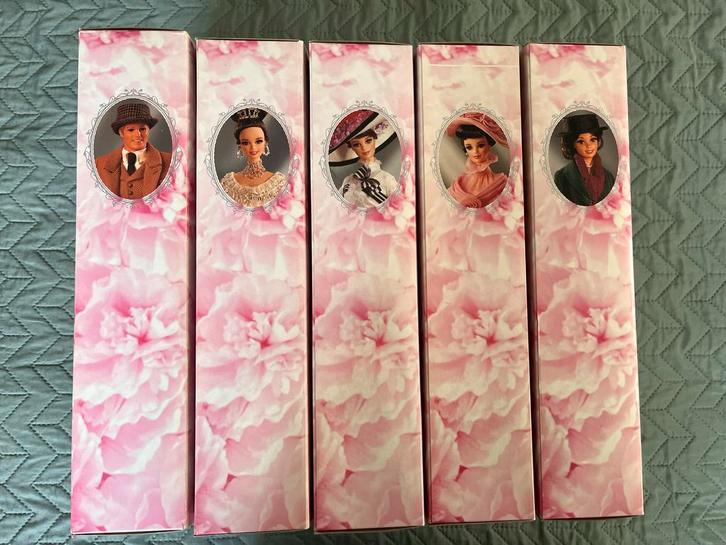 Complete Set Barbie My Fair Lady Collector Edition, Verzamelen, Poppen, Pop, Ophalen of Verzenden