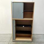 Steelcase dubbele houten kantoorkast - 192x100x44 cm, Huis en Inrichting, Kasten | Roldeurkasten en Archiefkasten, Gebruikt