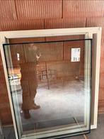 Nieuw hardhouten kozijn met glas, Ophalen, Gevelraam of Ruit, 80 tot 120 cm, Nieuw