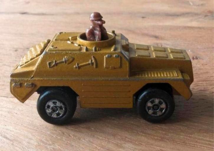 Stoat van Matchbox nr.28 uit 1973, Hobby en Vrije tijd, Modelauto's | Overige schalen, Gebruikt, Overige typen, Ophalen of Verzenden
