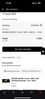 Gaming monitor, Computers en Software, Monitoren, Zo goed als nieuw, DisplayPort, MSI Optix, Ophalen