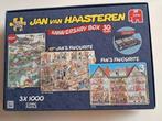 jan van haasteren anniversery box 30 years, Ophalen of Verzenden, 500 t/m 1500 stukjes, Zo goed als nieuw, Legpuzzel