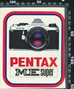 Sticker: Pentax - ME Super (2), Ophalen of Verzenden, Zo goed als nieuw, Bedrijf of Vereniging