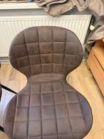 6 Bruine Eetkamerstoelen - Scherpe Prijs!, Ophalen, Gebruikt, Bruin, Stof