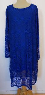 Mooie blauwe kantlook jurk! XL, Maat 46/48 (XL) of groter, Zo goed als nieuw, Onder de knie, Verzenden