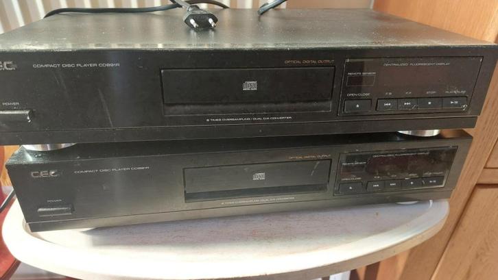 CEC CD891R cd-speler, 2 stuks, met pitch control, Audio, Tv en Foto, Cd-spelers, Gebruikt, Overige merken, Ophalen of Verzenden